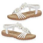 Jo & Joe Ladies Sandal (Size - 8) - White_8536699
