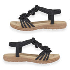 Jo & Joe Ladies Sandal (Size - 7) - Black_8536704_1