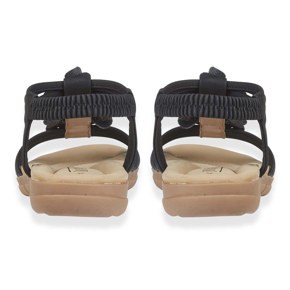 Jo & Joe Ladies Sandal (Size - 7) - Black_8536704_2