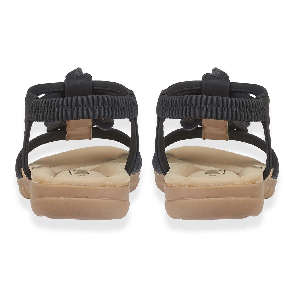 Jo & Joe Ladies Sandal (Size - 8) - Black_8536705_2