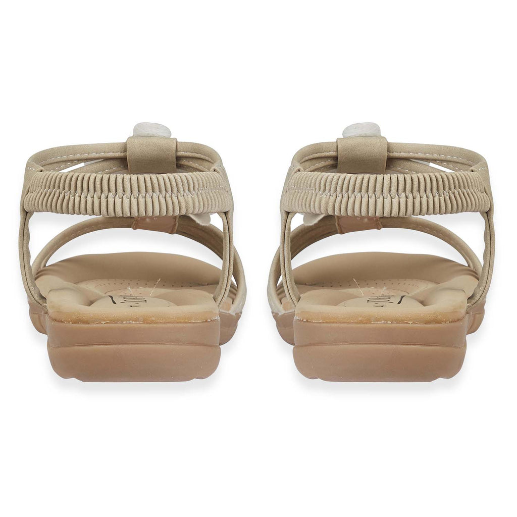 Jo & Joe Ladies Sandal (Size - 4) - Beige_8536707_2