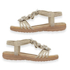 Jo & Joe Ladies Sandal (Size - 7) - Beige_8536710_1