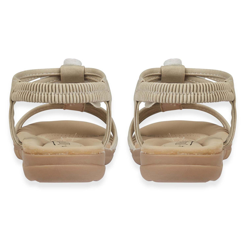 Jo & Joe Ladies Sandal (Size - 8) - Beige_8536711_2