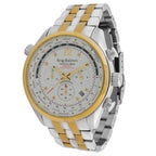 Krug Baumen Air Explorer JS25 Miyota Chronograph with date watch, with Silver Dial, 8 Diamonds and Silver and Gold coloured Stainless Steel case with 3 ATM 100107DM_8536782_1