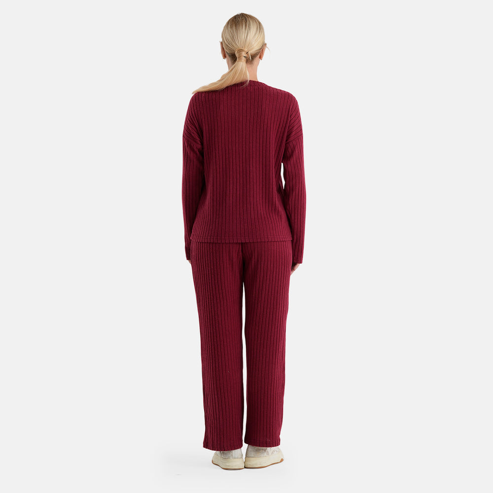 & Maisi Patterned Loungwear (Size - Large) - Red_8537383_1