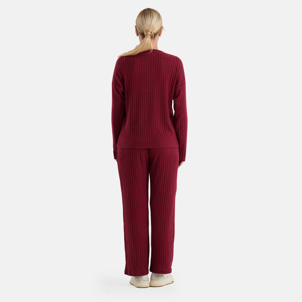 & Maisi Patterned Loungwear (Size - Large) - Red_8537383_1