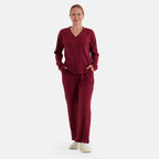 & Maisi Patterned Loungwear (Size - Large) - Red_8537383_3