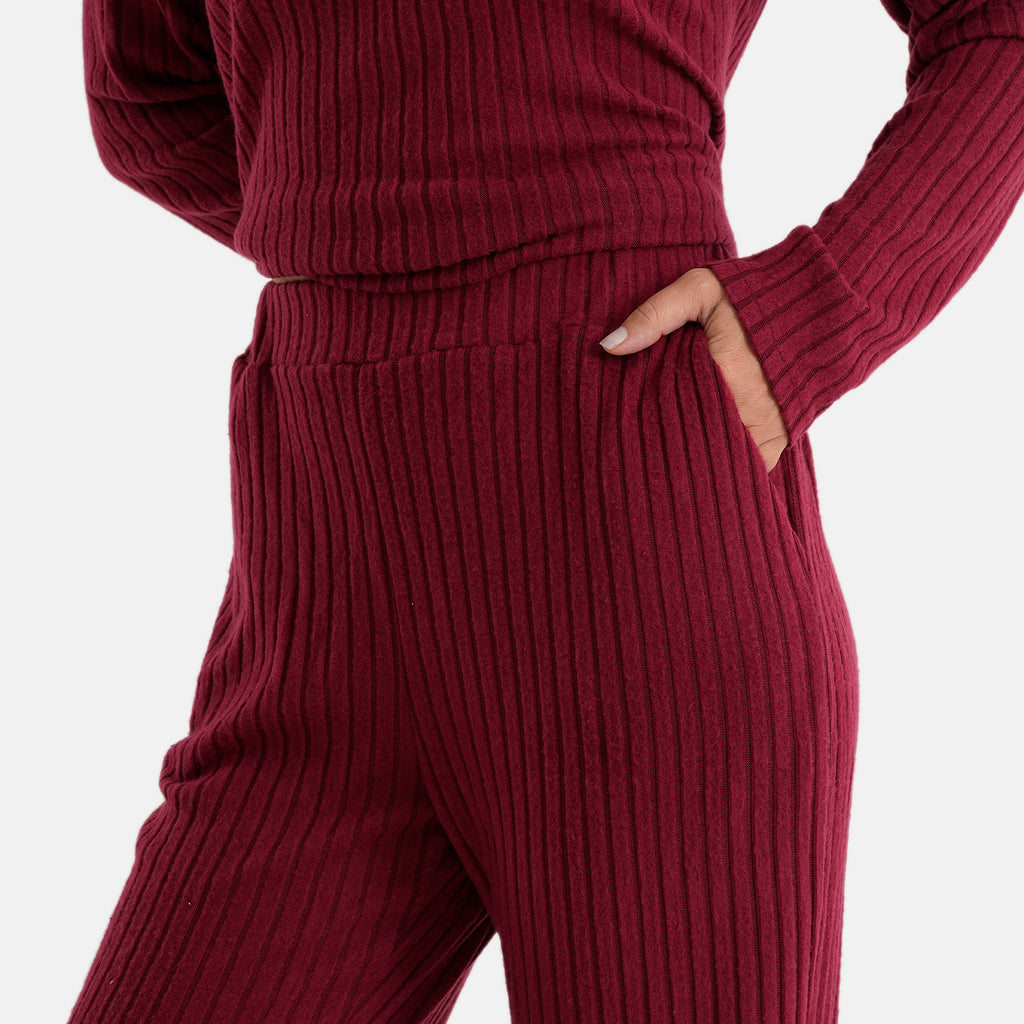 & Maisi Patterned Loungwear (Size - Large) - Red_8537383_5