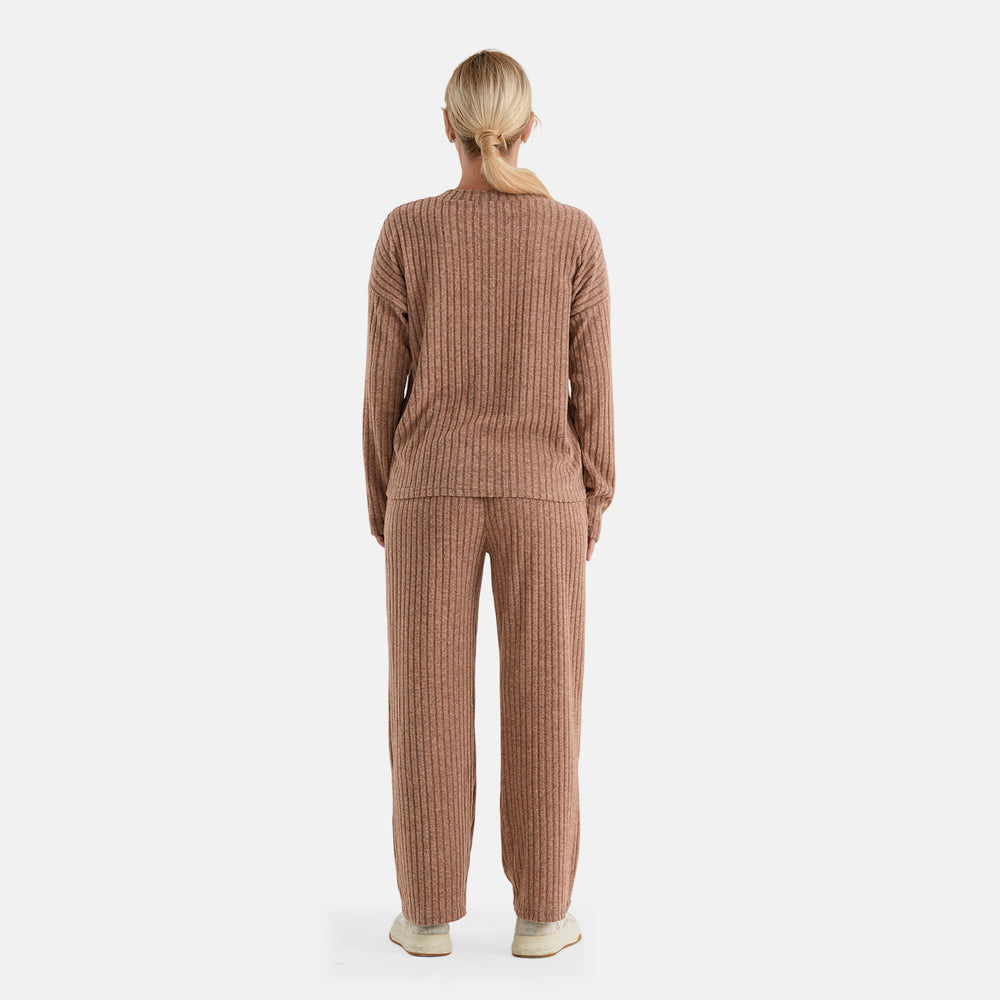 & Maisi Patterned Loungwear (Size - Large) - Brown_8537421_1