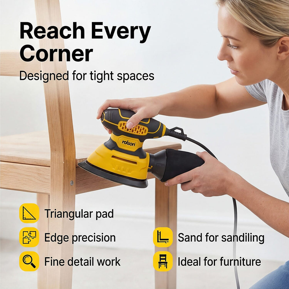 BRAND NEW LAUNCH - Rolson 140W Detailer Mouse Sander