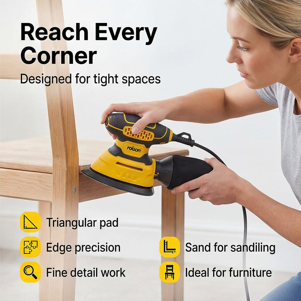BRAND NEW LAUNCH - Rolson 140W Detailer Mouse Sander
