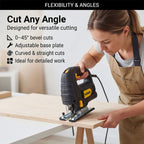 BRAND NEW LAUNCH - Rolson 350W Jigsaw - Black