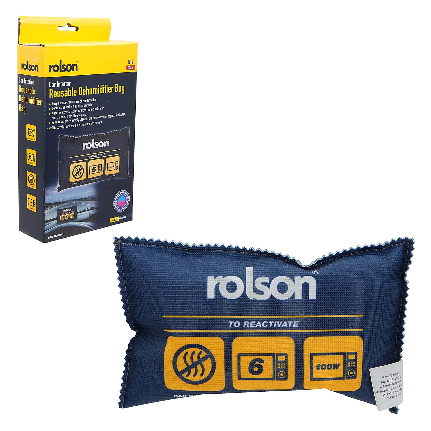 Rolson Reusable Dehumidifier (500g) - Blue – Idealworld
