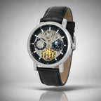 Automatic Mens Watch in Leather - Black_8540767