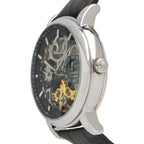Automatic Mens Watch in Leather - Black_8540767_3