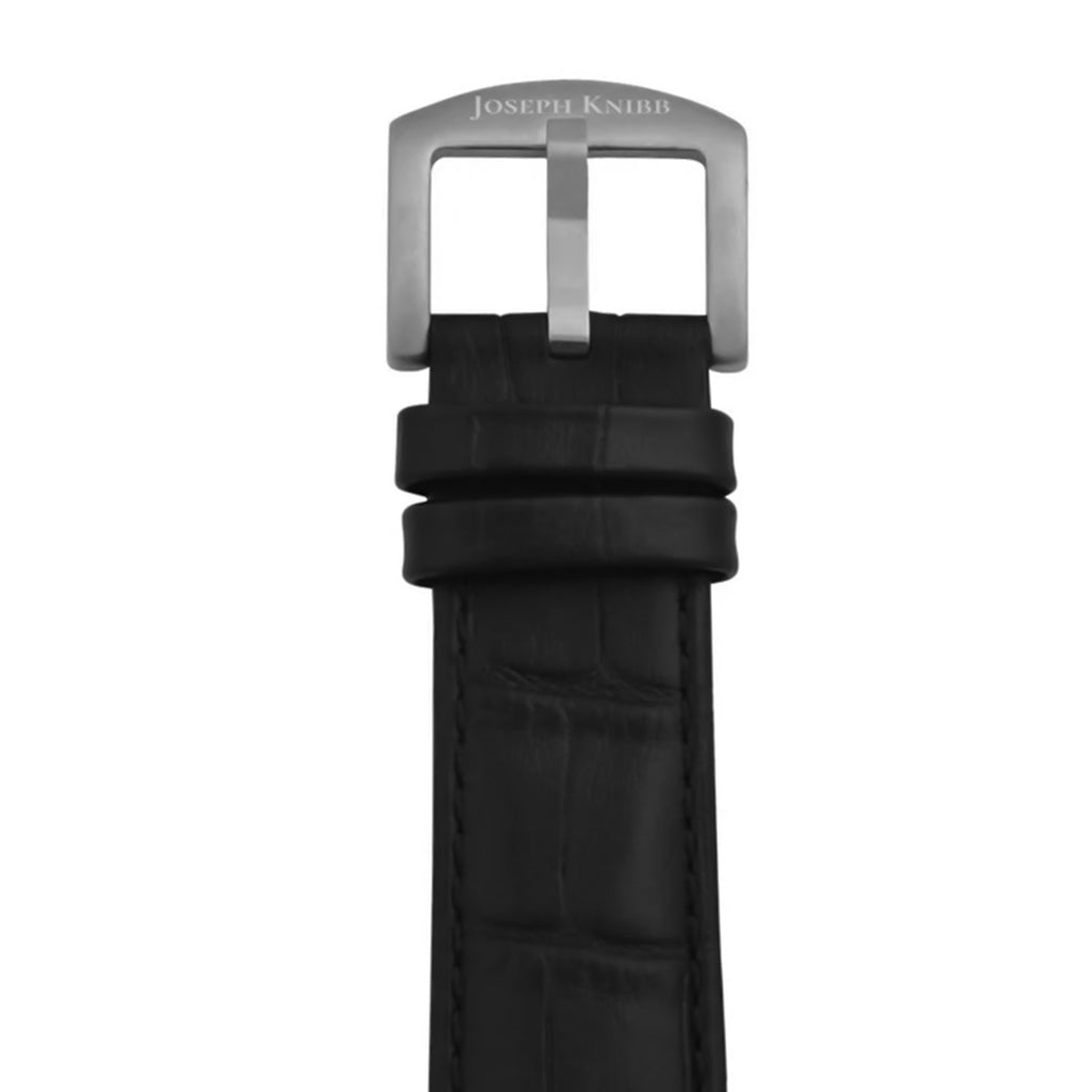 Automatic Mens Watch in Leather - Black_8540767_5