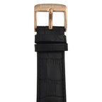 Automatic Mens Watch in Leather - Black_8540779_5