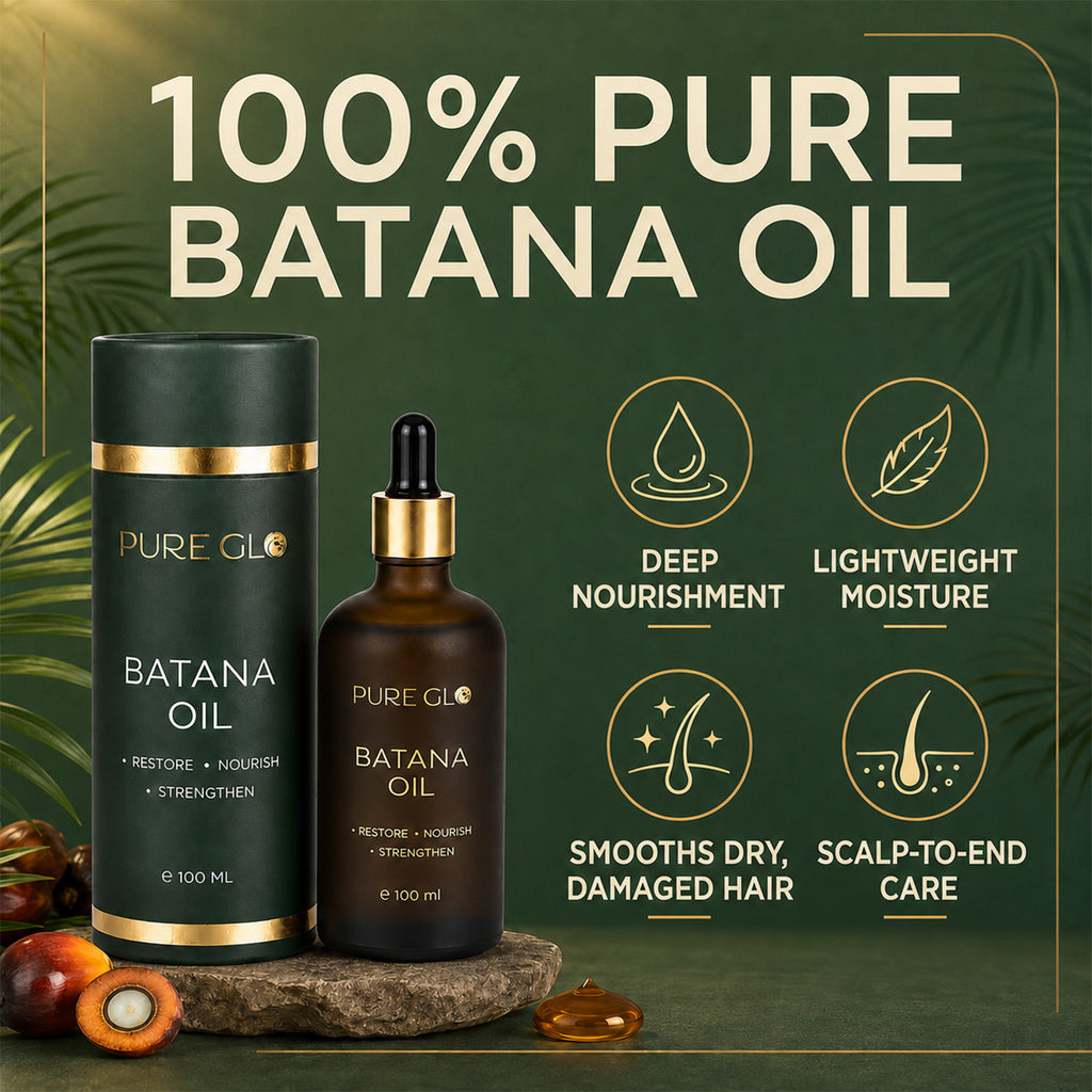 100% Pure Batana Oil - Lightweight Leave-In & Pre-Wash Oil for Dry, Damaged, High Porosity Hair - Scalp & Hair Care for Healthier, Longer-Looking Hair - Honduras Sourced (4 fl oz)_8542628_1