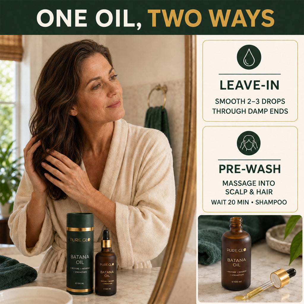 100% Pure Batana Oil - Lightweight Leave-In & Pre-Wash Oil for Dry, Damaged, High Porosity Hair - Scalp & Hair Care for Healthier, Longer-Looking Hair - Honduras Sourced (4 fl oz)_8542628_2