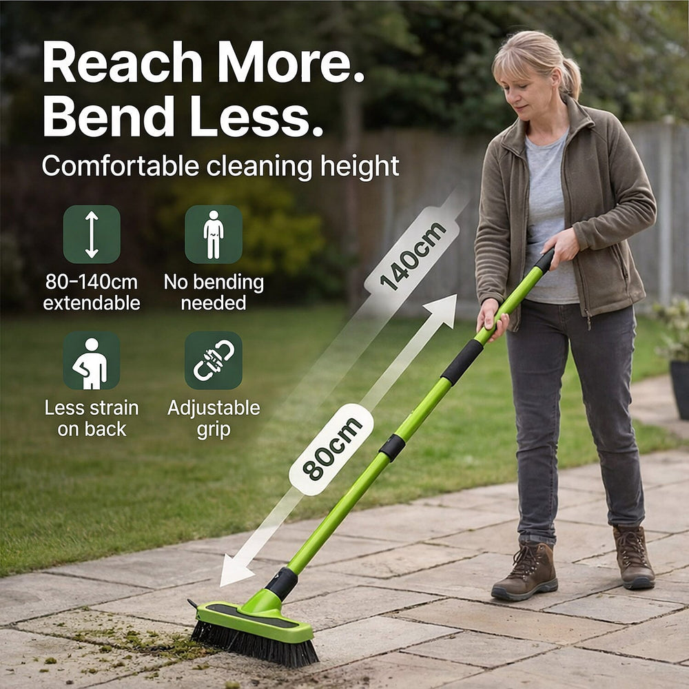 DEKTON 3 IN 1 Weed Removal Brush Set - Green