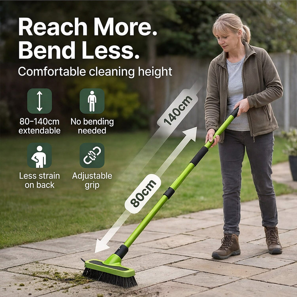 DEKTON 3 IN 1 Weed Removal Brush Set - Green