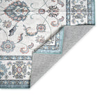 Bliss & Beyond Printed Rug and Door Mat (Size 120x1 cm) - Blue_8552215_4