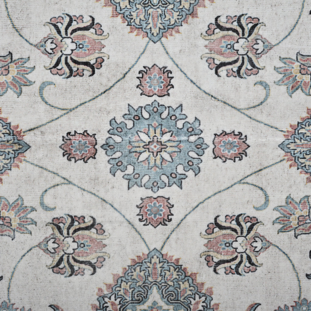Bliss & Beyond Printed Rug and Door Mat (Size 120x1 cm) - Blue_8552215_5