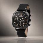 Sekonda Quartz Mens Watch in Leather - Black_8552662