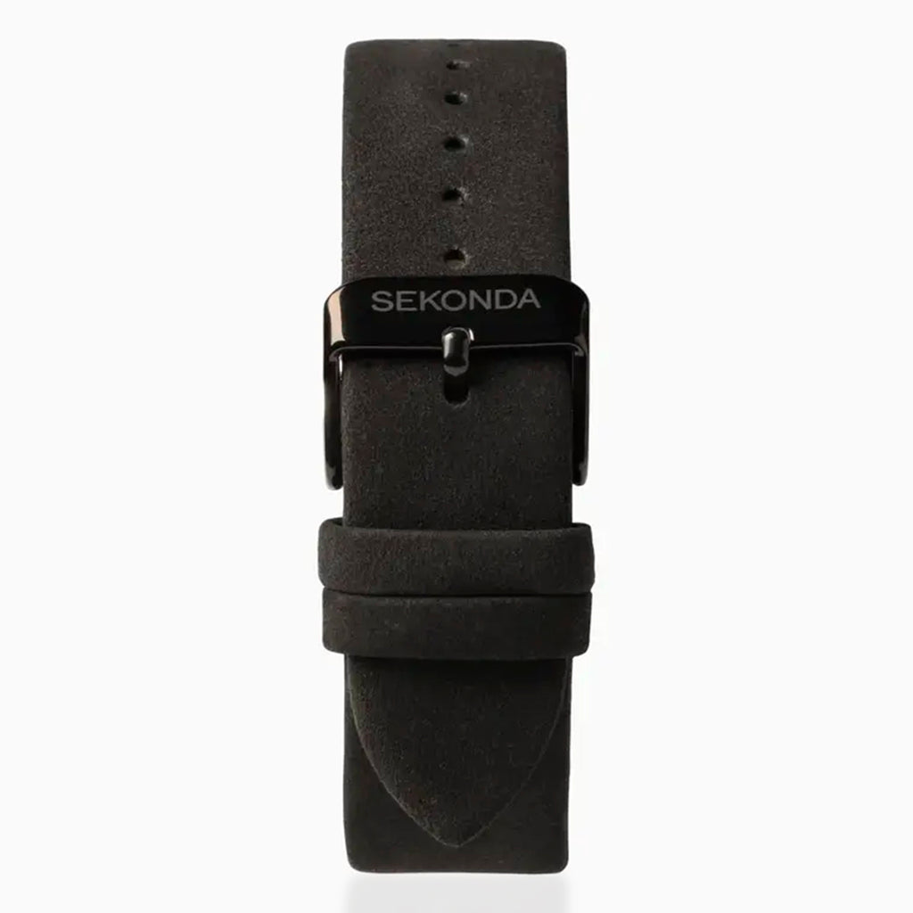 Sekonda Quartz Mens Watch in Leather - Black_8552662_6