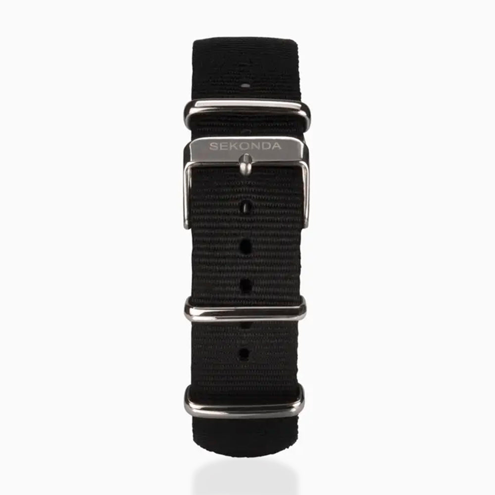 Sekonda Quartz Mens Watch in Leather - Black_8552663_6