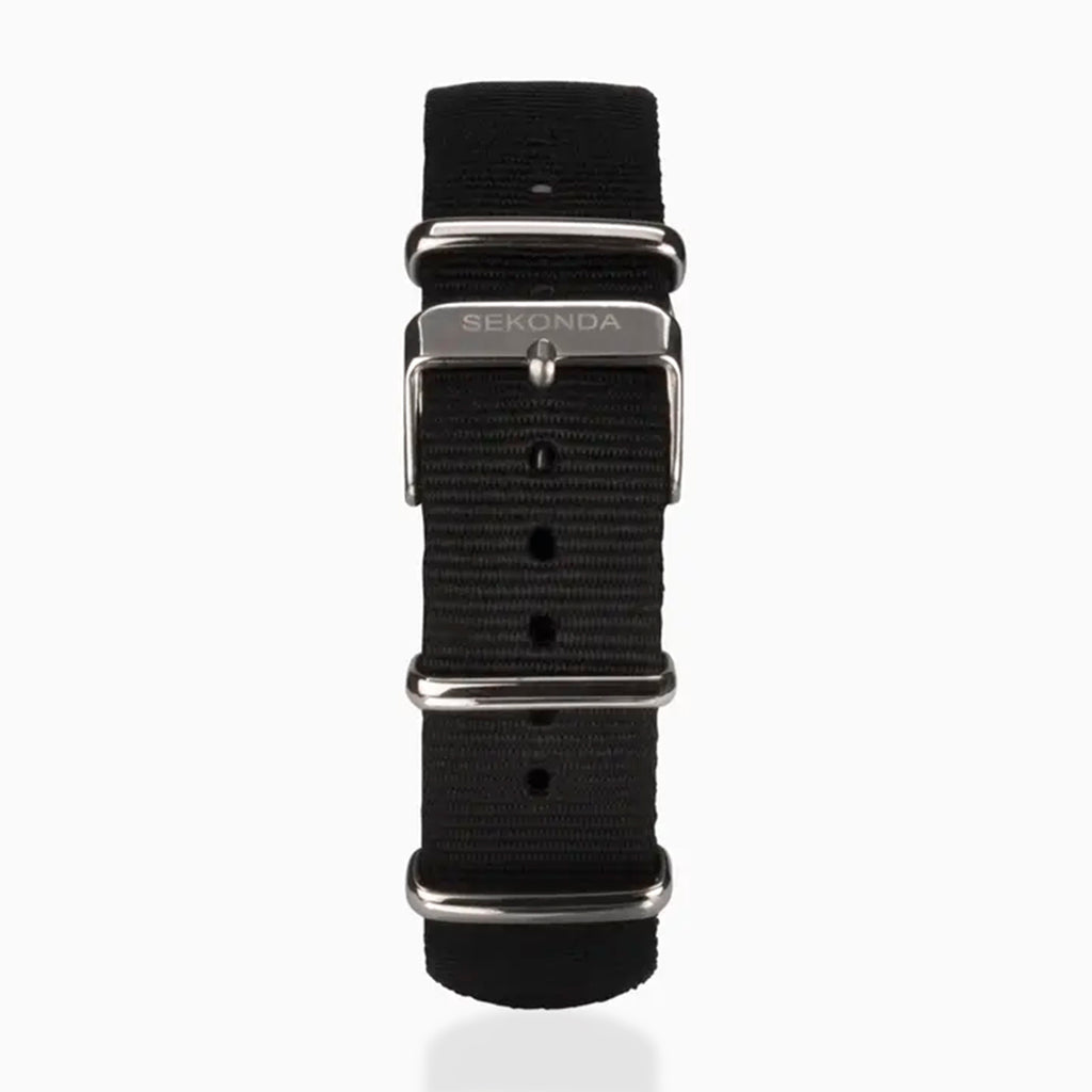 Sekonda Quartz Mens Watch in Leather - Black_8552663_6