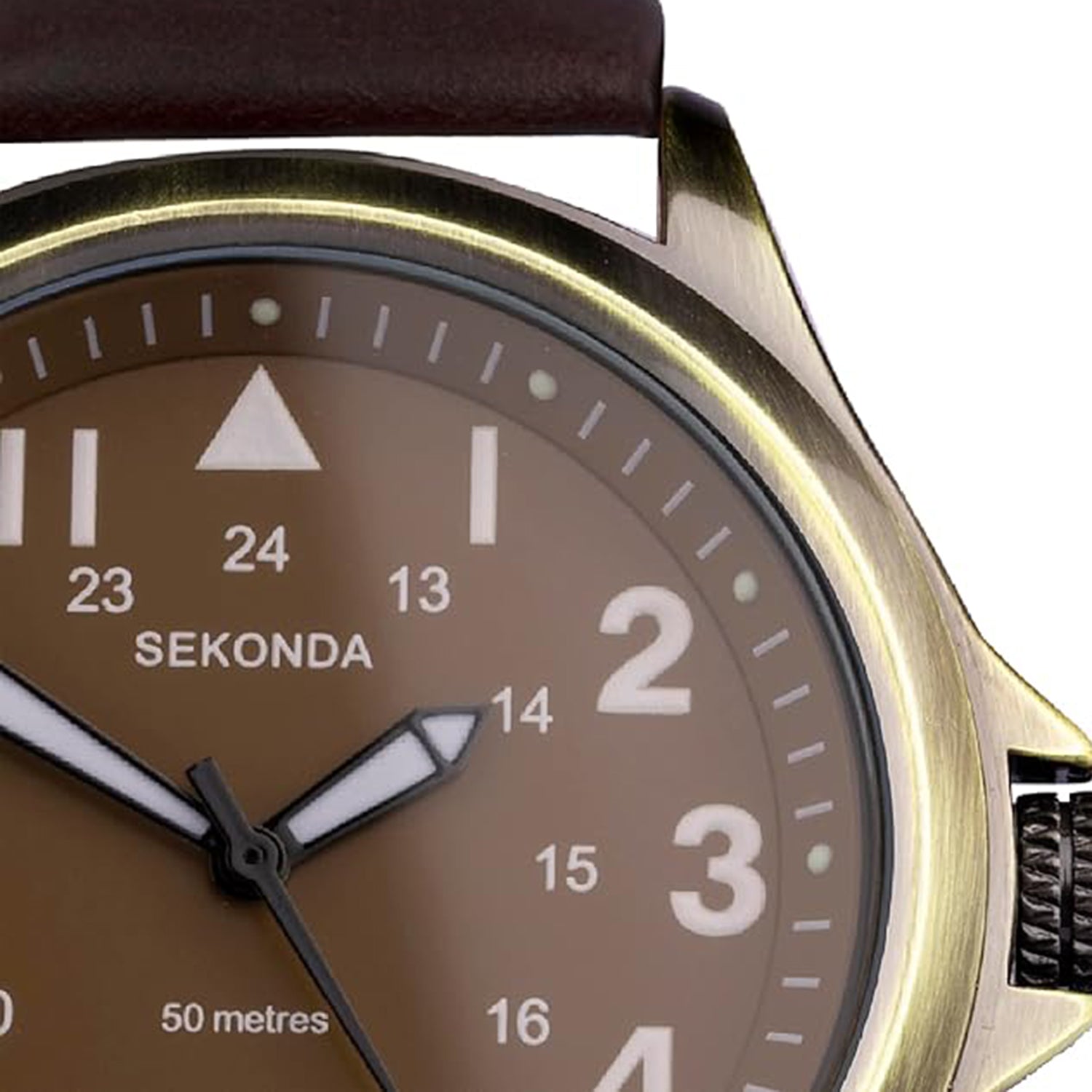 Sekonda Quartz Mens Watch in Leather - Black_8552681_4