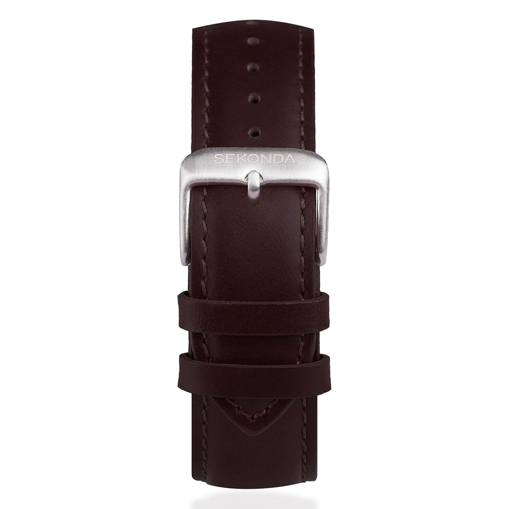 Sekonda Quartz Mens Watch in Leather - Black_8552681_5