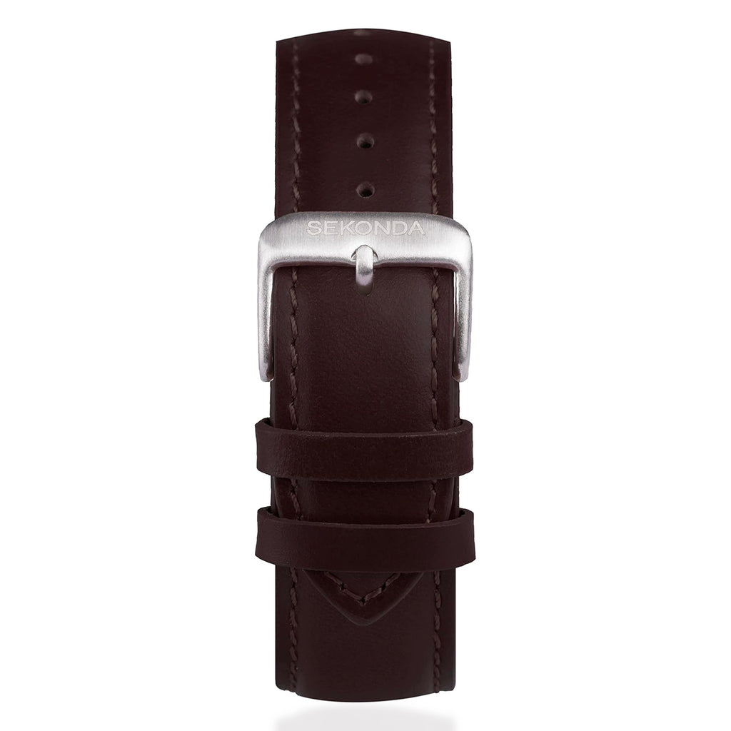 Sekonda Quartz Mens Watch in Leather - Black_8552681_5