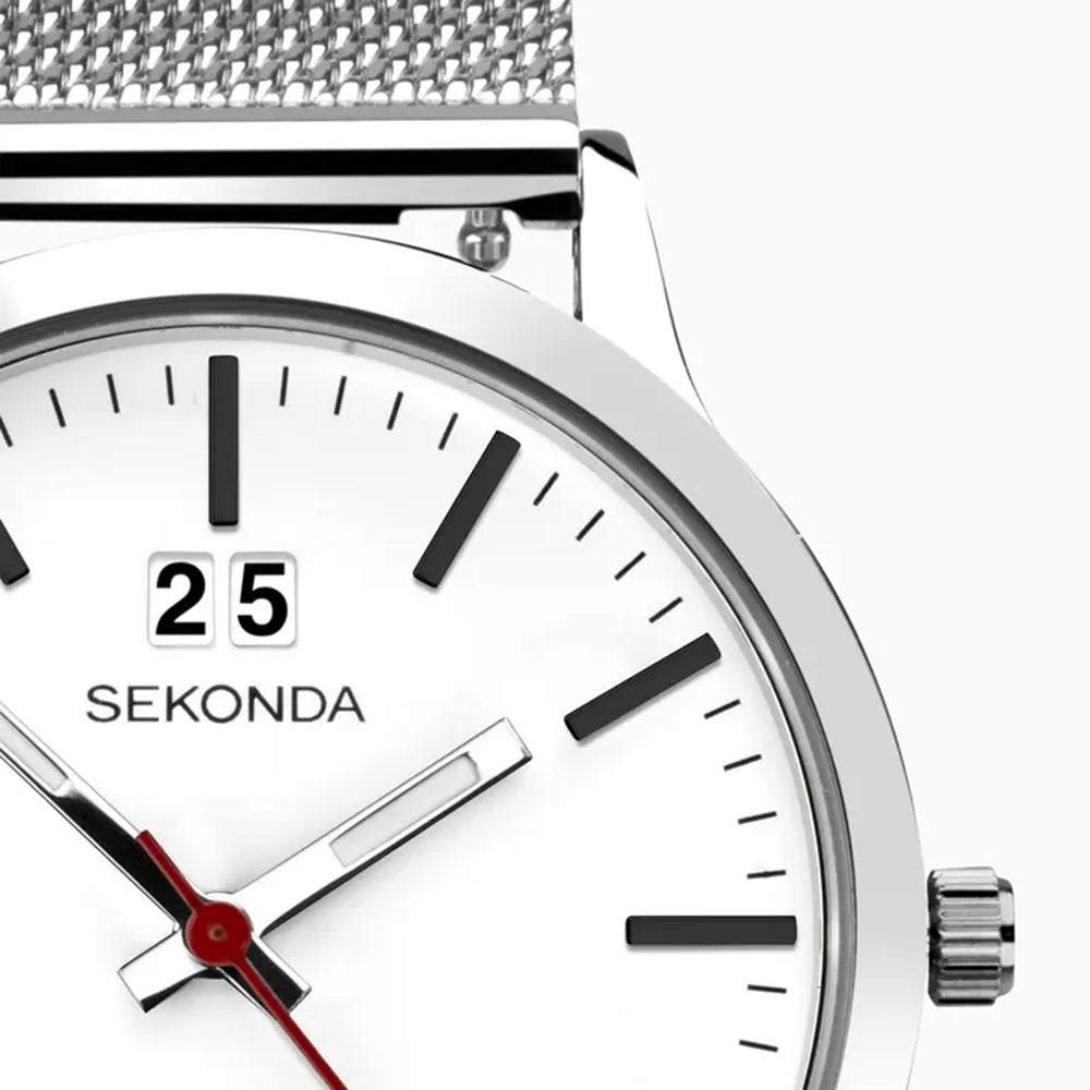 Sekonda Quartz Mens Watch in Stainless Steel - Silver_8552690_2