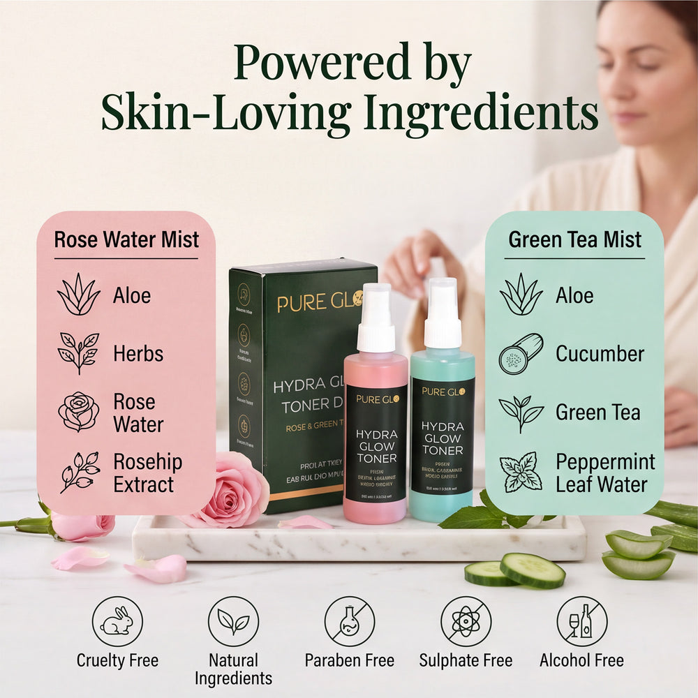 Hydrating, Rejuvenates & Clarifying Facial Spray Mist with Aloe, Herbs & Rose Water - Twin Pack: 2 x 100ml / 3.38 fl oz_8553132_3