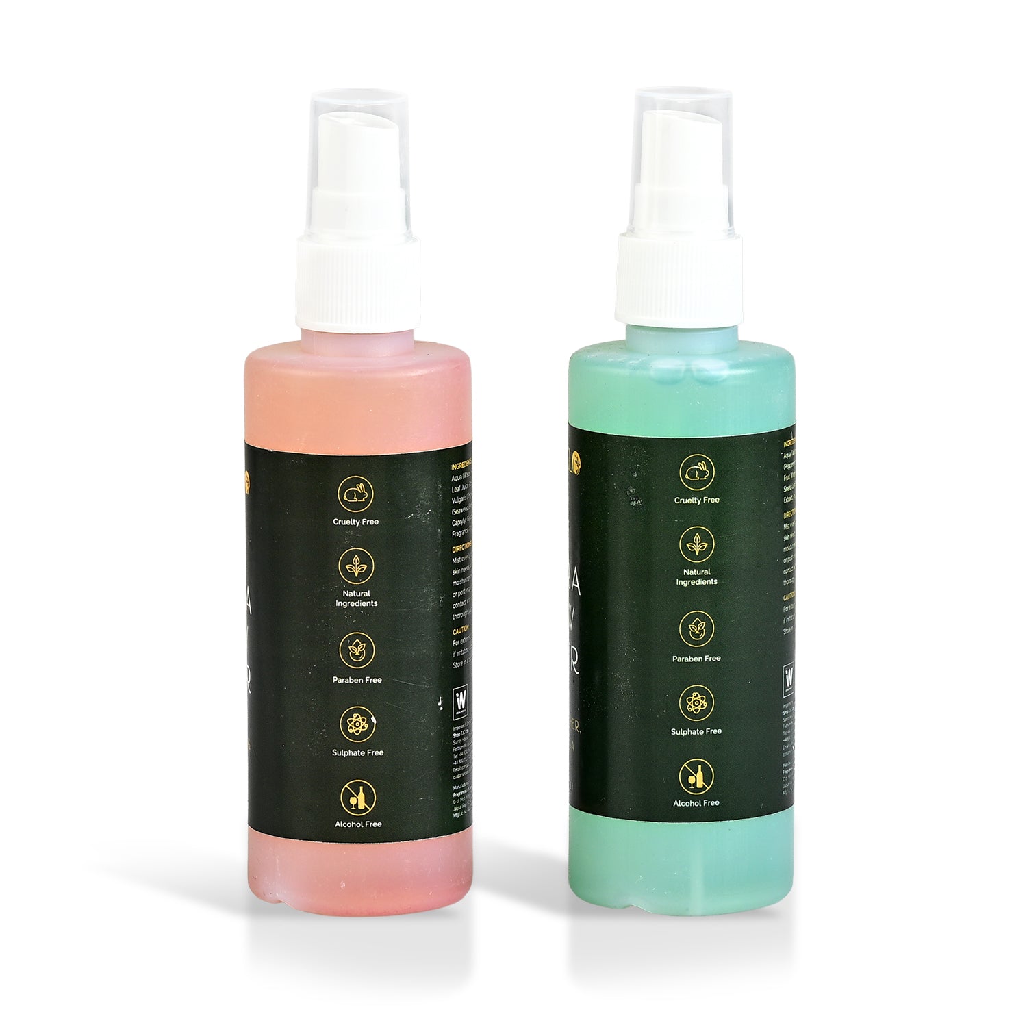Hydrating, Rejuvenates & Clarifying Facial Spray Mist with Aloe, Herbs & Rose Water - Twin Pack: 2 x 100ml / 3.38 fl oz_8553132_3
