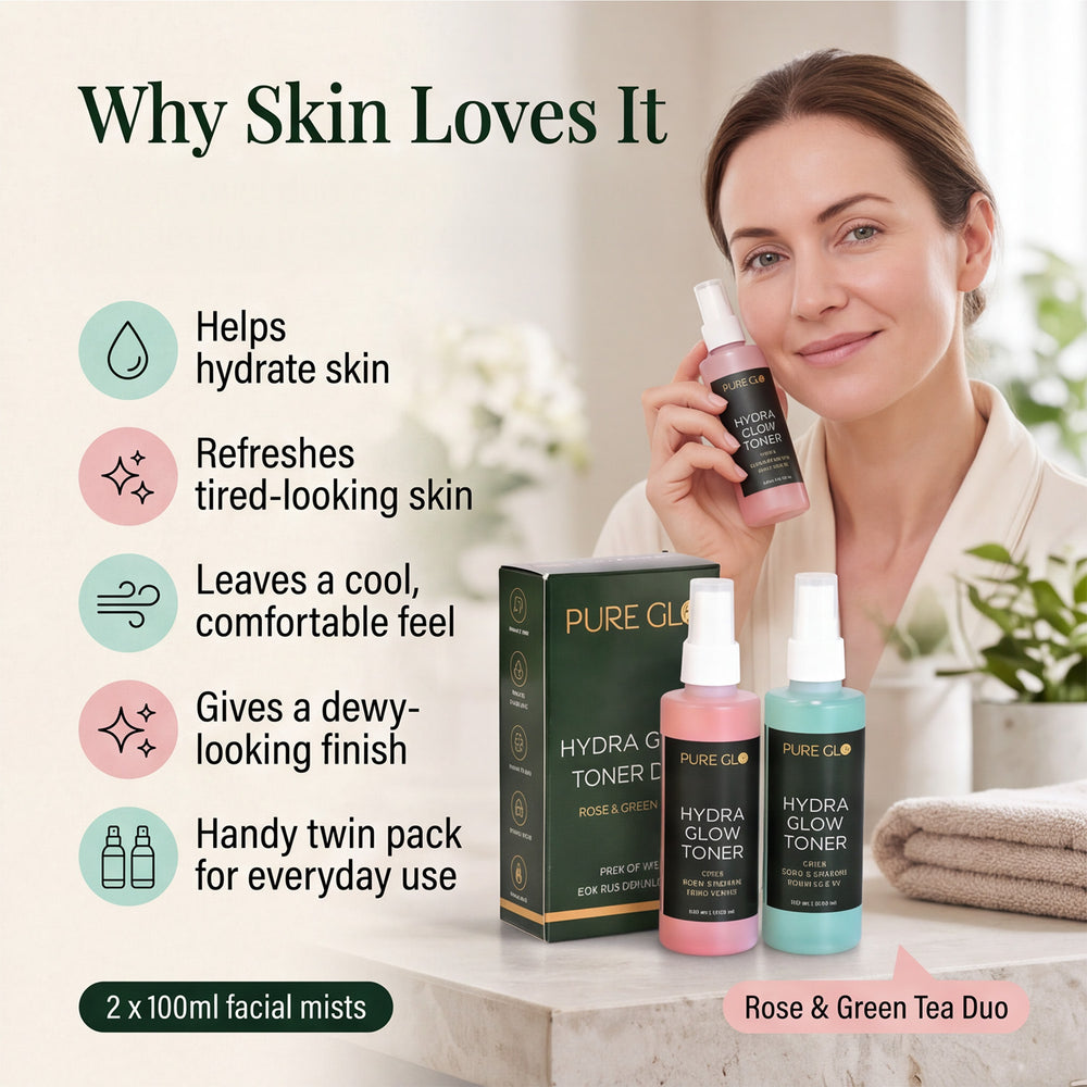 Hydrating, Rejuvenates & Clarifying Facial Spray Mist with Aloe, Herbs & Rose Water - Twin Pack: 2 x 100ml / 3.38 fl oz_8553132_4