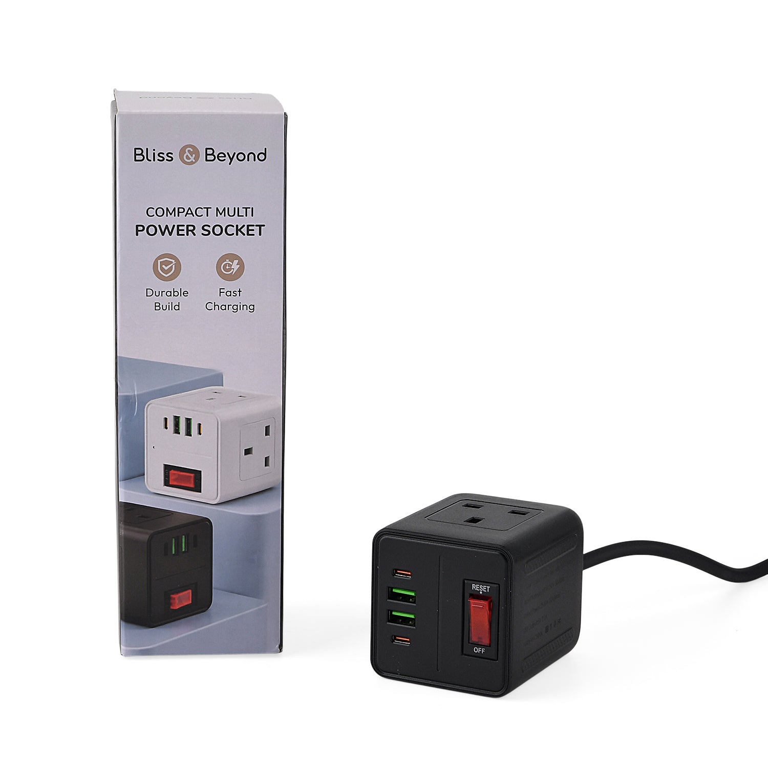 Bliss & Beyond Tech Accessories (Size 6x7 cm) - Black & White_8557909