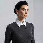 & Maisi Set of 3 Detachable Dickey Collar Set (One Size, 36 x 39cm) - White, Light Pink & Black_8561850_4
