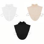 & Maisi Set of 3 Detachable Dickey Collar Set (One Size, 36 x 39cm) - White, Blue & Black_8561851_5
