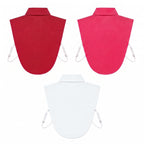 & Maisi Set of 3 Detachable Dickey Collar Set (One Size, 36 x 39cm) - White, Red & Pink_8561853_5