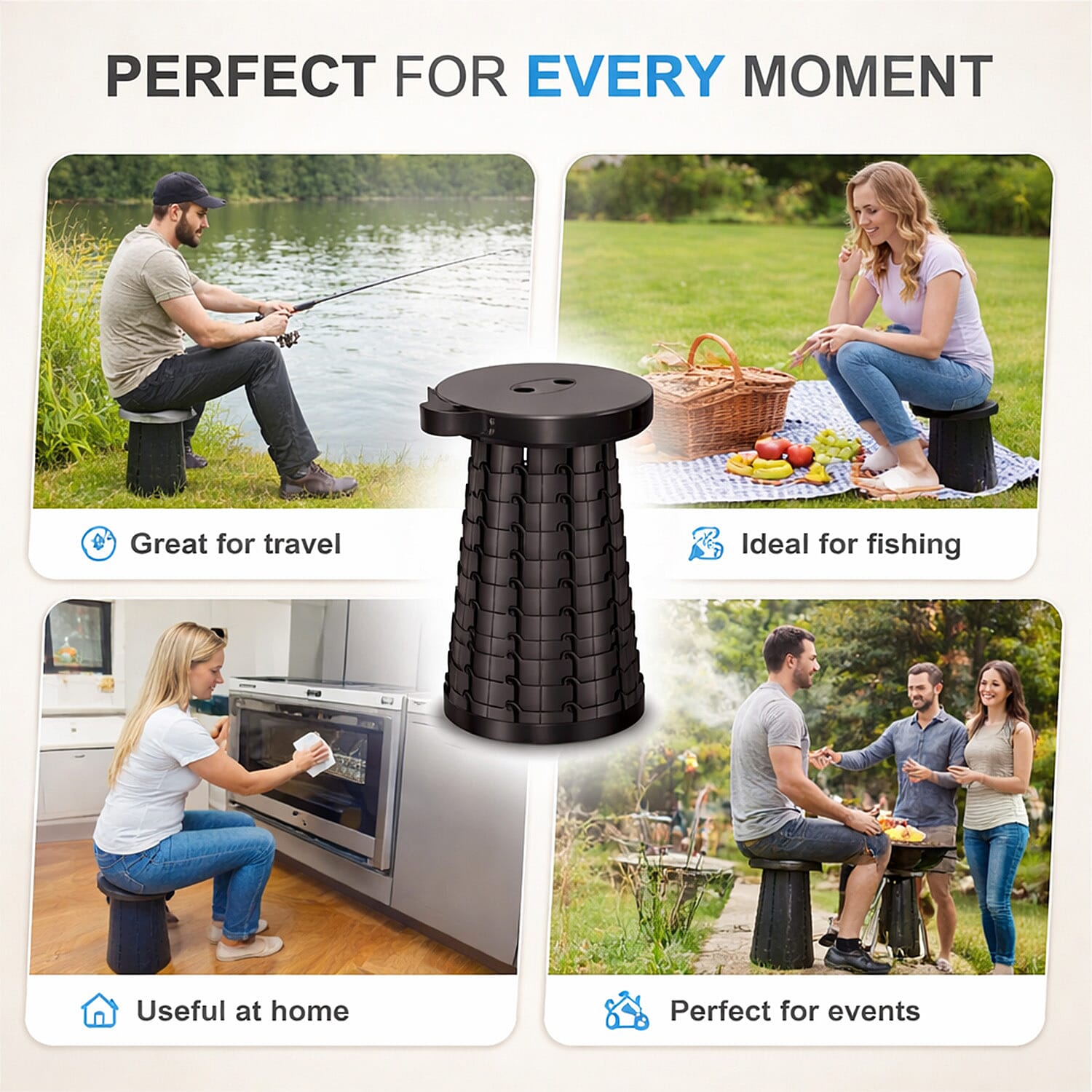 IW Special Stool (Size - One Size) - Black_8563516