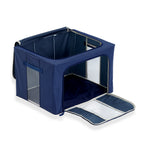Patterned Storage Box (Size 50x40x33 cm) - Dark Blue_8565831_2