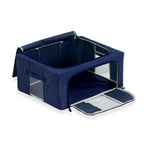Patterned Storage Box (Size 50x40x33 cm) - Dark Blue_8565831_3