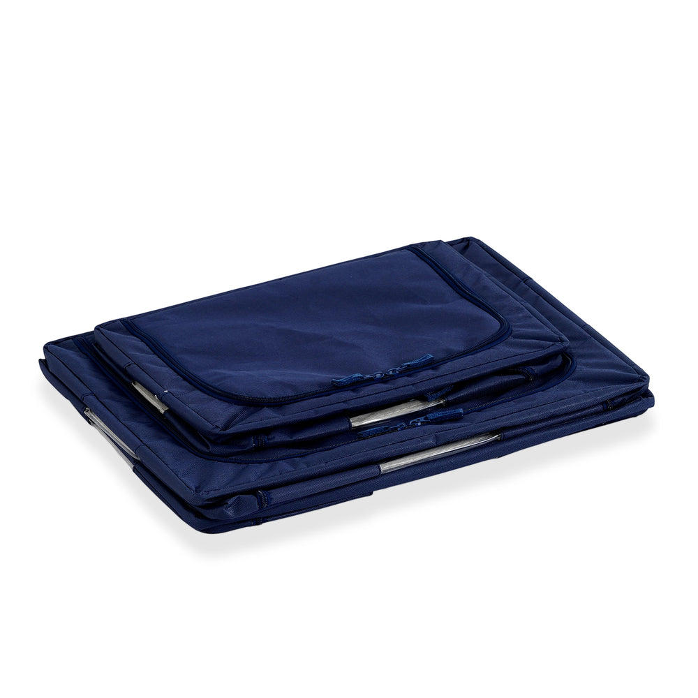 Patterned Storage Box (Size 50x40x33 cm) - Dark Blue_8565831_5
