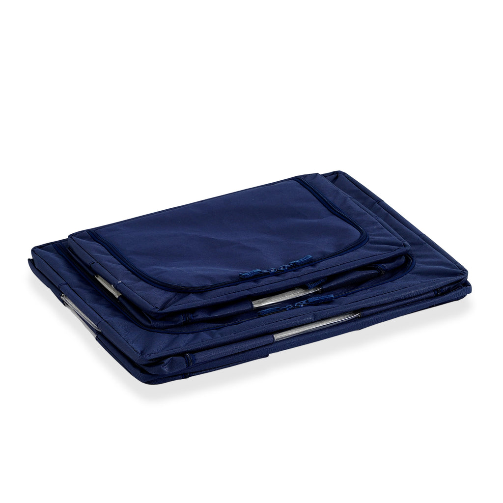 Patterned Storage Box (Size 50x40x33 cm) - Dark Blue_8565831_5