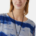 Nova of London 2-In-1 Tie Dye Mesh Overlay Necklace Top (Size M, 14-16) - Blue_8566015_3