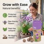 Chive Seed Ball Tube - Purple
