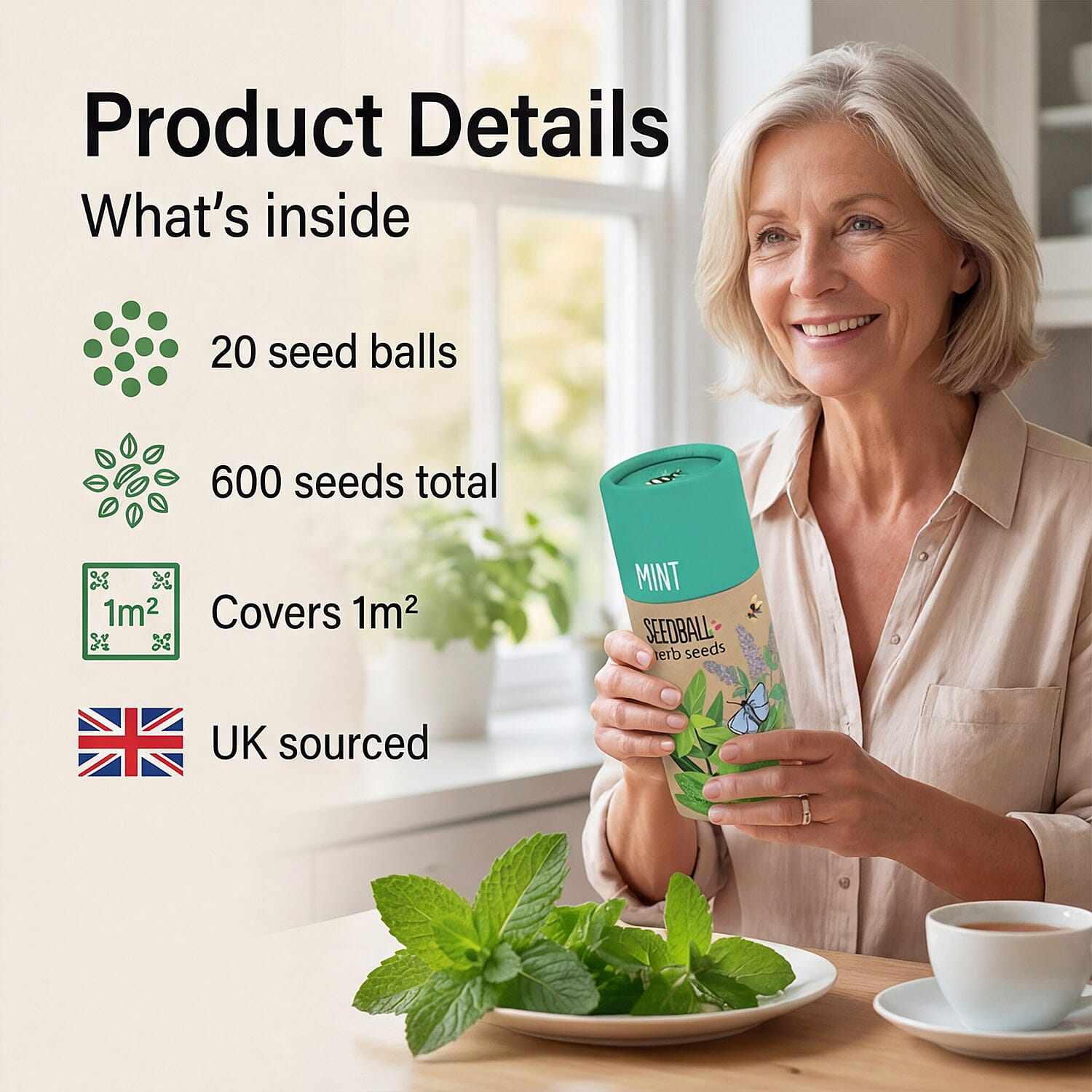 Mint Seed Ball Tube